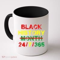 Black History Month 24/7/365 African Melanin Coffee Mug thumb 0