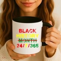 Black History Month 24/7/365 African Melanin Coffee Mug thumb 3