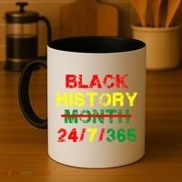 Black History Month 24/7/365 African Melanin Coffee Mug thumb 4