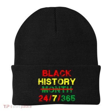 Black History Month 24/7/365 African Melanin Beanie