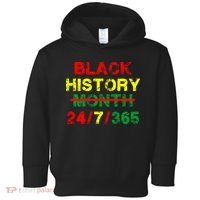 Black History Month 24/7/365 African Melanin Toddler Hoodie thumb 0