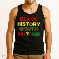 Black History Month 24/7/365 African Melanin Tank Top thumb 3