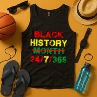 Black History Month 24/7/365 African Melanin Tank Top thumb 4