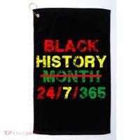 Black History Month 24/7/365 African Melanin Golf Towel thumb 0