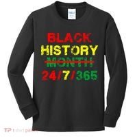 Black History Month 24/7/365 African Melanin Kids Long Sleeve Shirt thumb 0