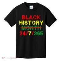 Black History Month 24/7/365 African Melanin Kids T-Shirt thumb 0