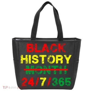 Black History Month 24/7/365 African Melanin Tote Bag