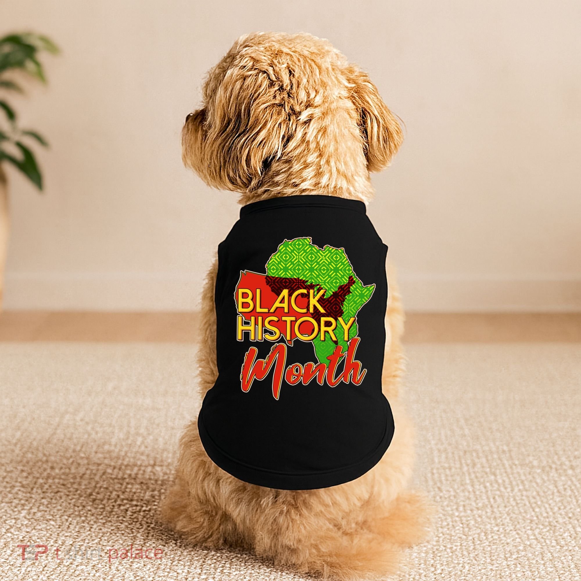 Black History Month Africa Doggie Tank