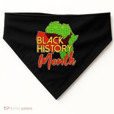 Black History Month Africa USA-Made Doggie Bandana