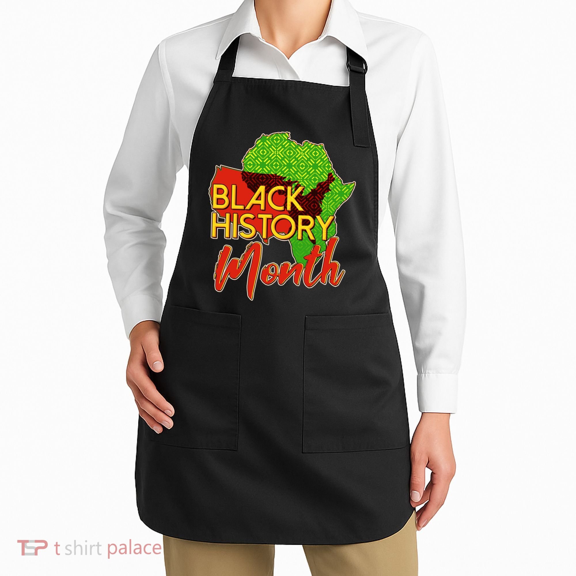Black History Month Africa Apron