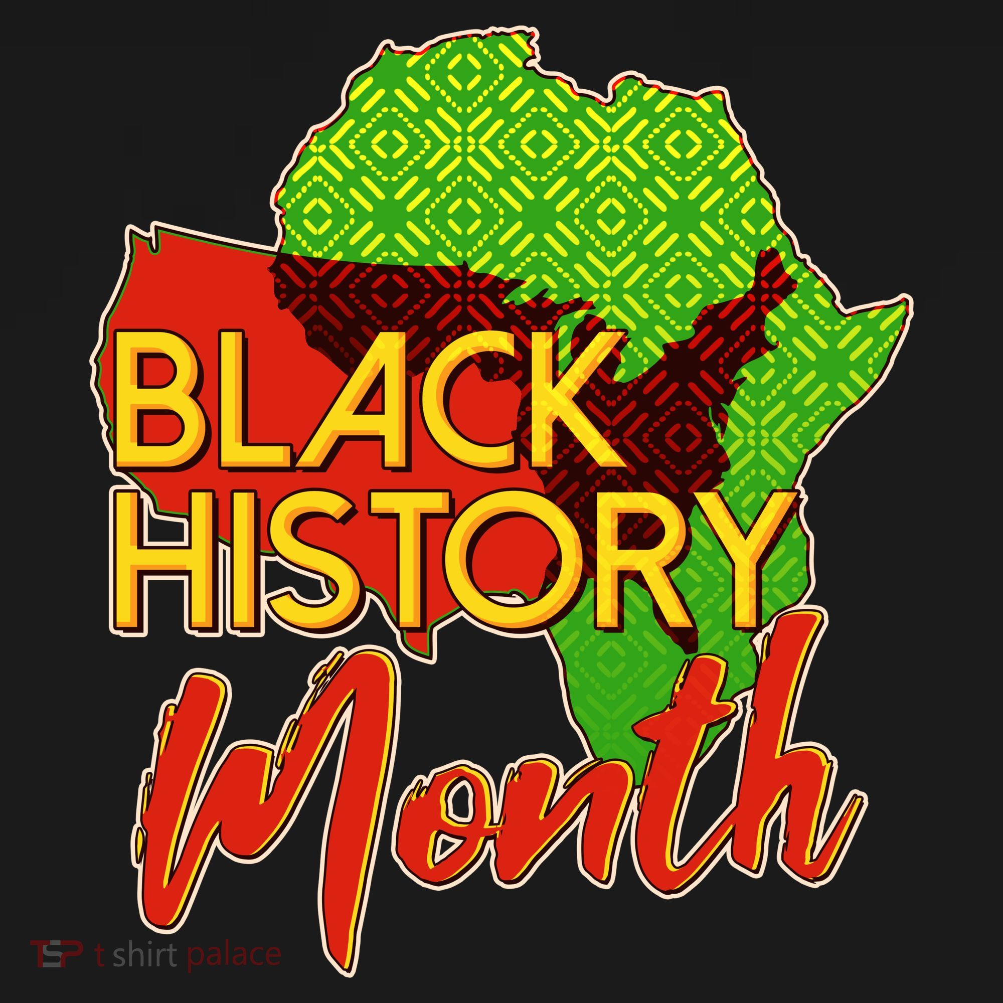 Black History Month Africa Button