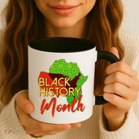 Black History Month Africa Coffee Mug thumb 3