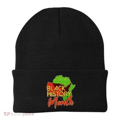 Black History Month Africa Beanie