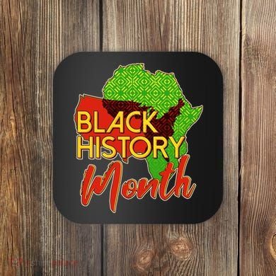 Black History Month Africa Coaster