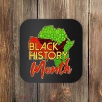 Black History Month Africa Coaster thumb 0