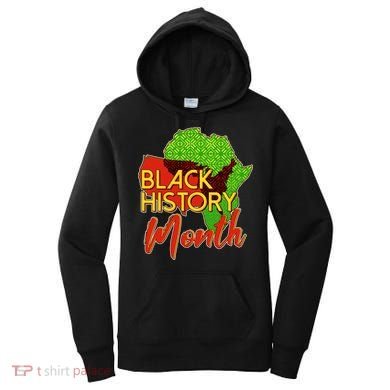 Black History Month Africa Women's Hoodie