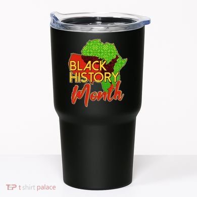 Black History Month Africa Tumbler