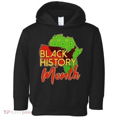 Black History Month Africa Toddler Hoodie