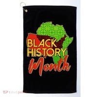 Black History Month Africa Golf Towel thumb 0