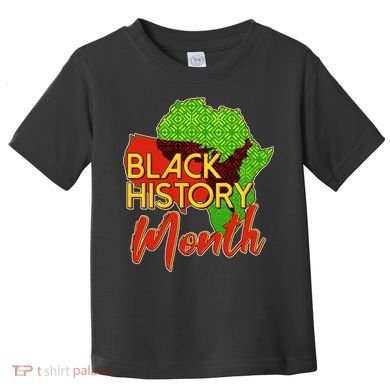 Black History Month Africa Toddler T-Shirt