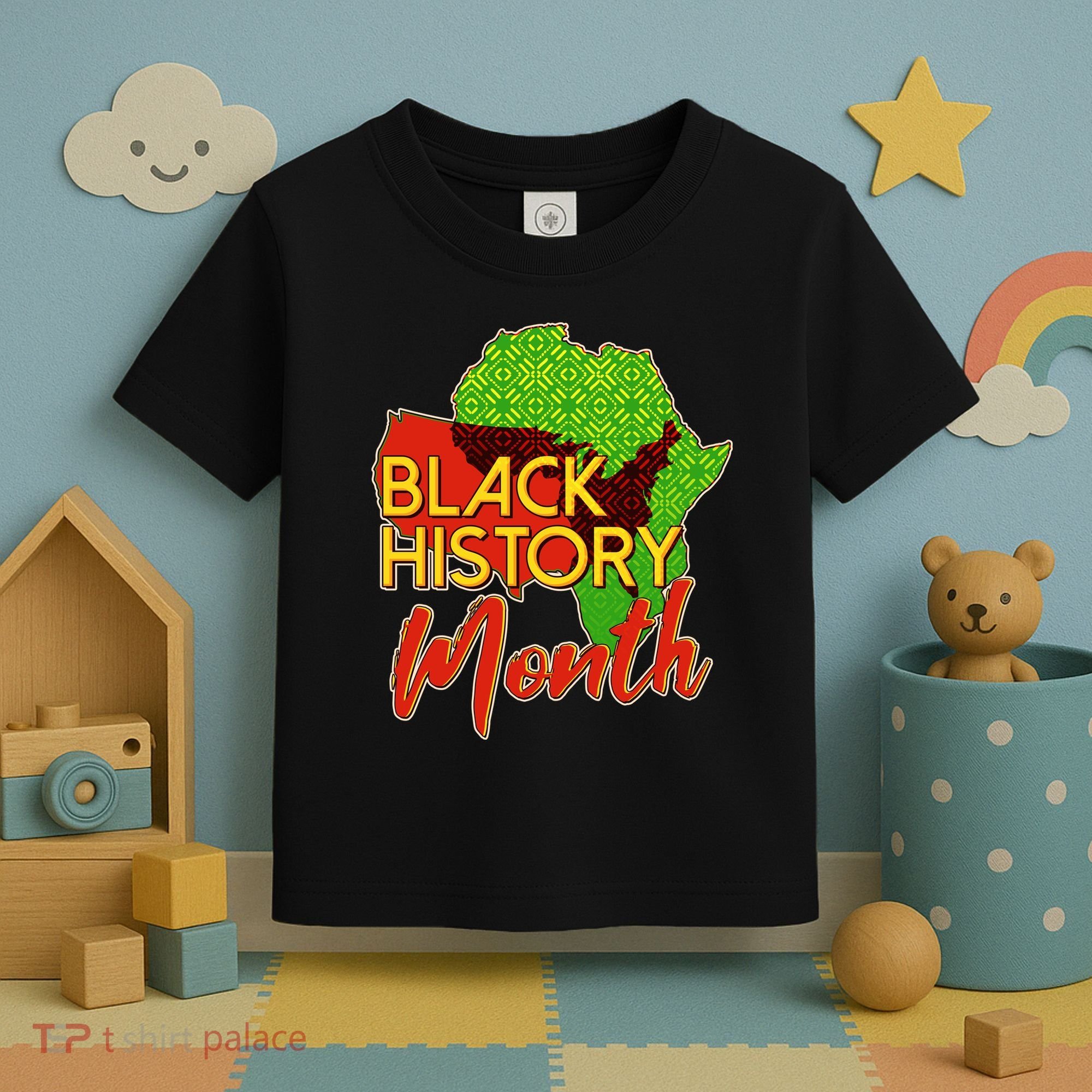 Black History Month Africa Toddler T-Shirt