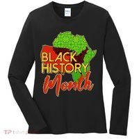 Black History Month Africa Women's Long Sleeve Shirt thumb 0