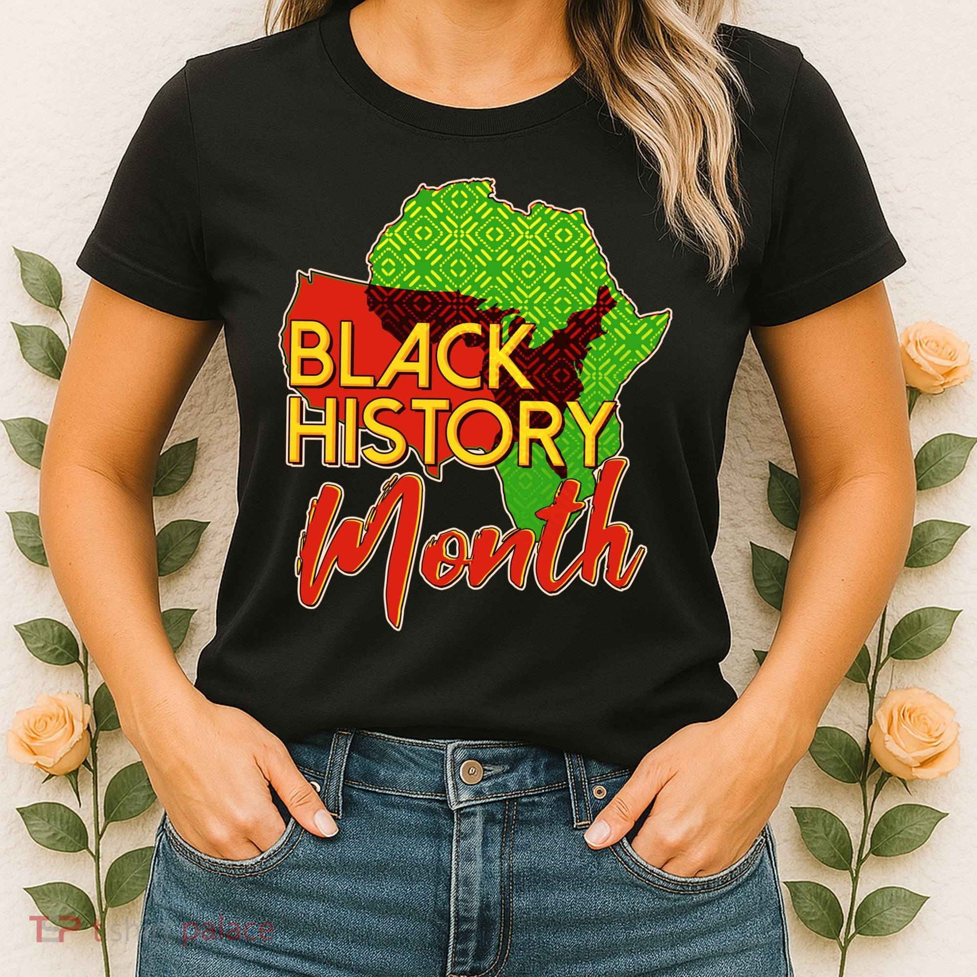 Black History Month Africa Women's T-Shirt