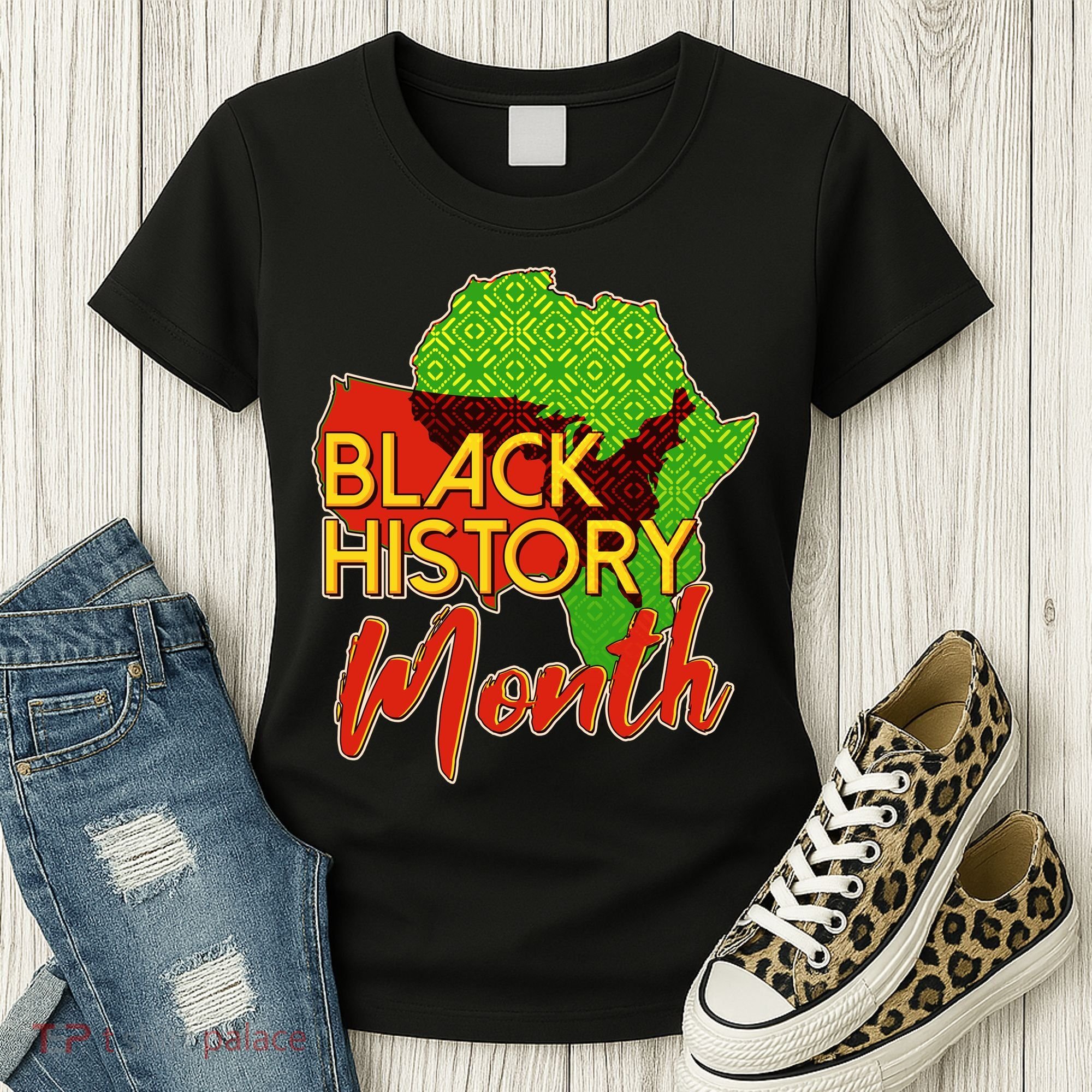 Black History Month Africa Women's T-Shirt