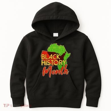 Black History Month Africa Kids Hoodie