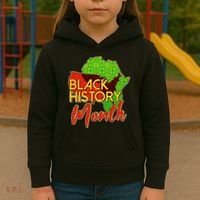 Black History Month Africa Kids Hoodie thumb 3