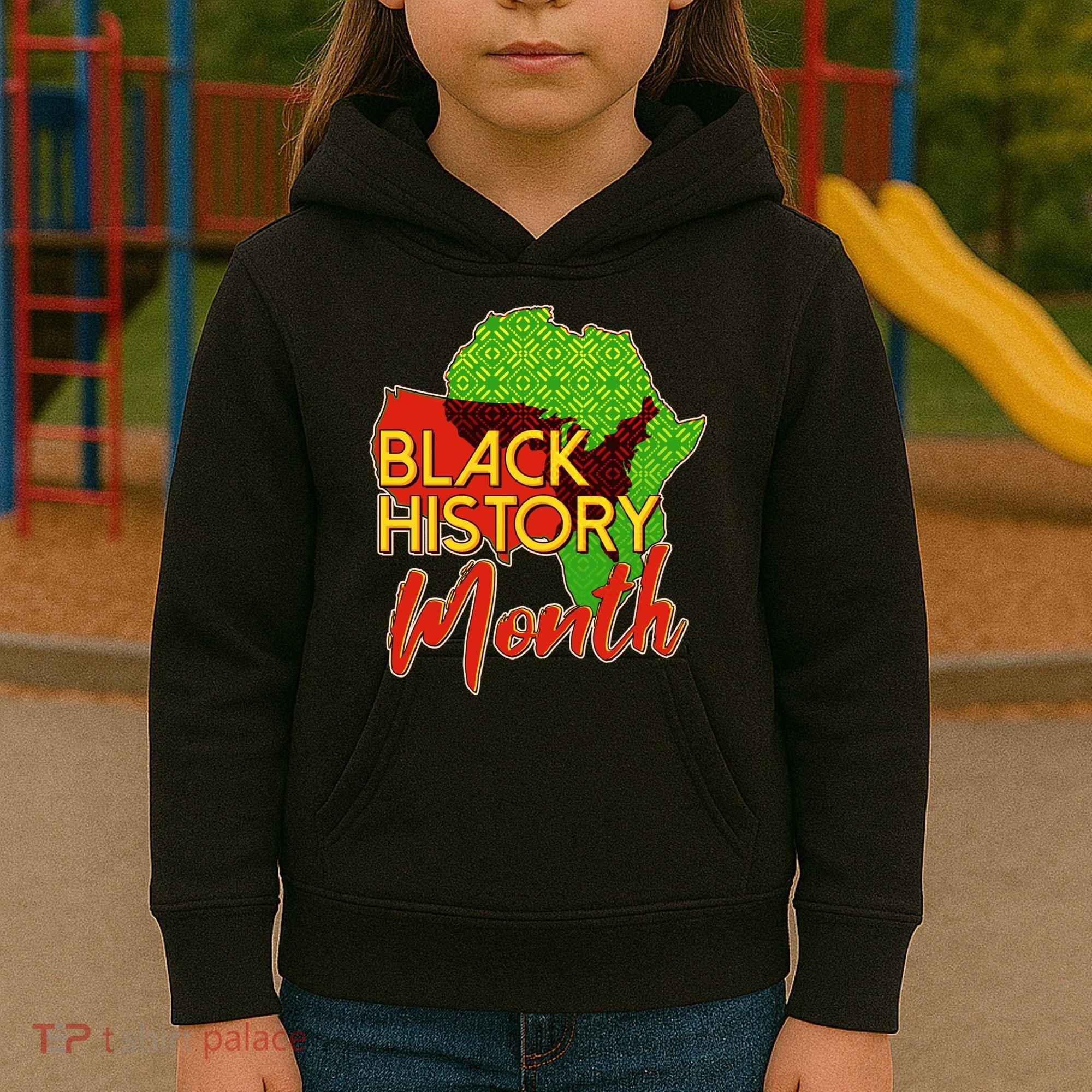 Black History Month Africa Kids Hoodie