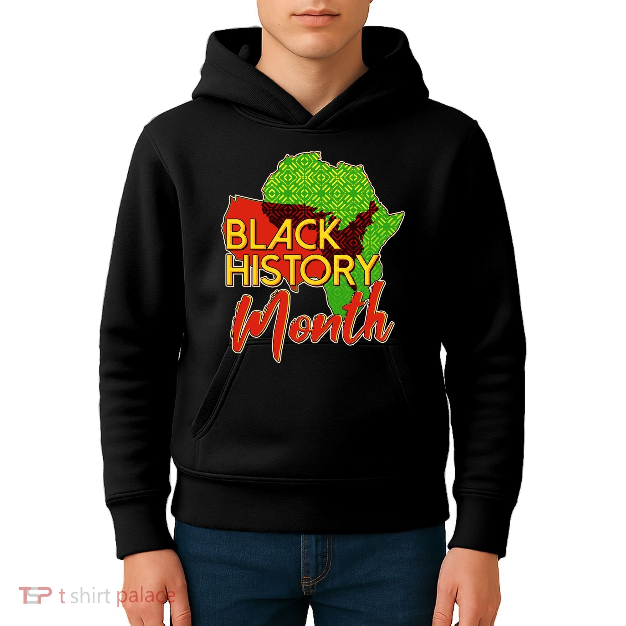 Black History Month Africa Kids Hoodie