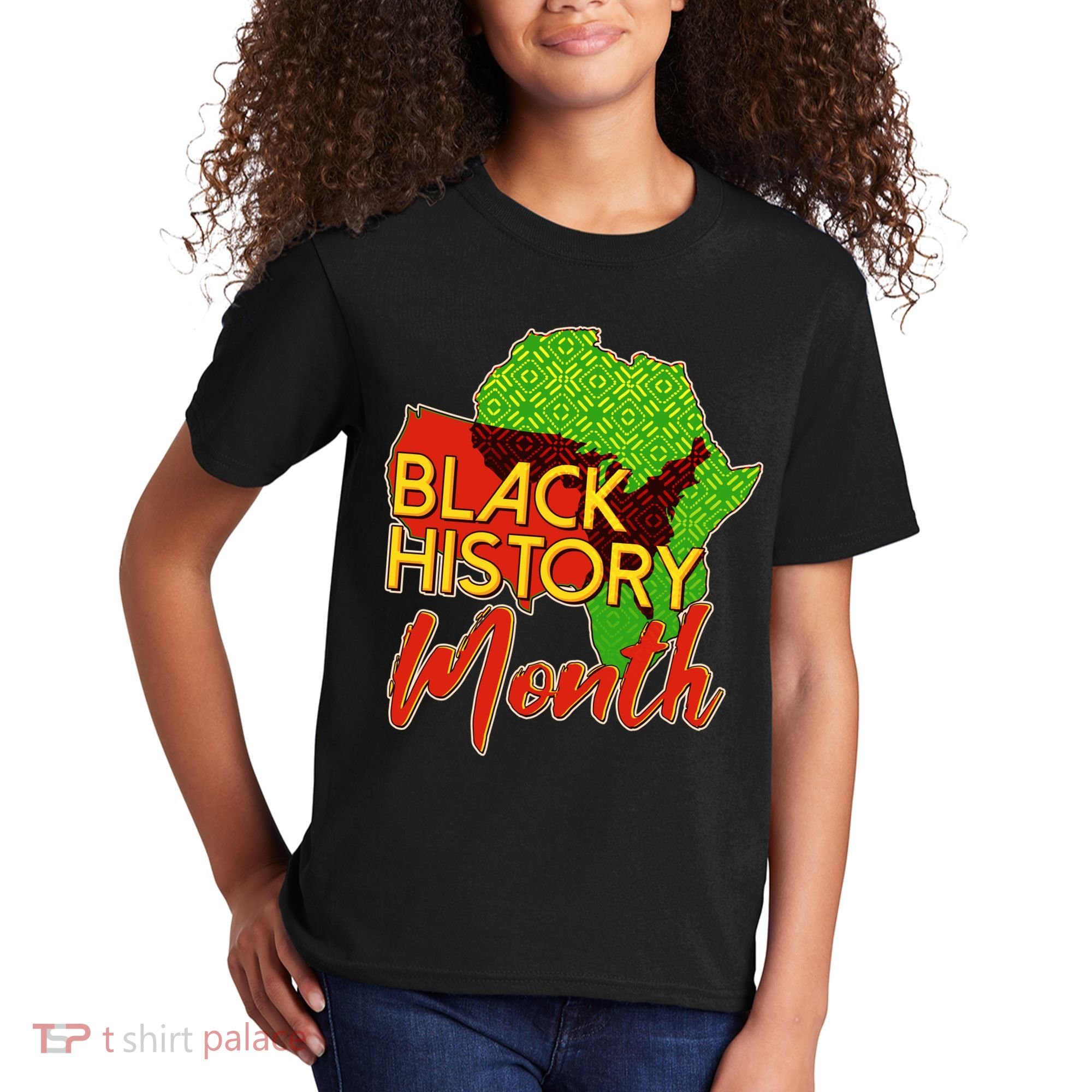 Black History Month Africa Kids T-Shirt