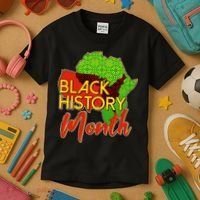 Black History Month Africa Kids T-Shirt thumb 3