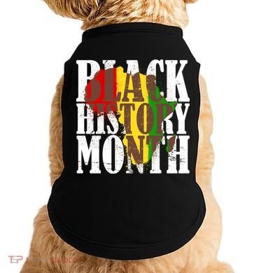 Black History Month Africa Paint Splat Doggie Tank