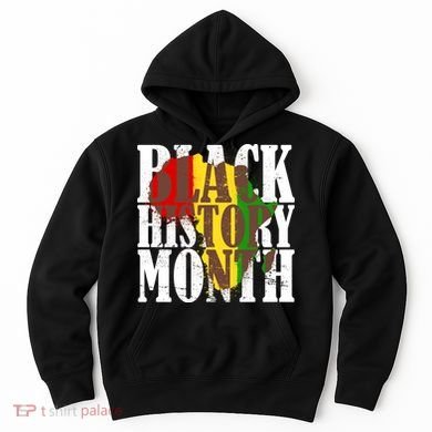 Black History Month Africa Paint Splat Hoodie