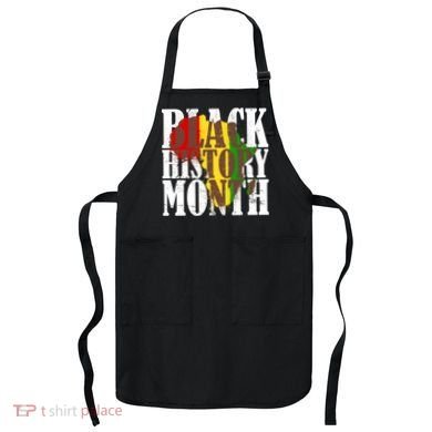 Black History Month Africa Paint Splat Apron