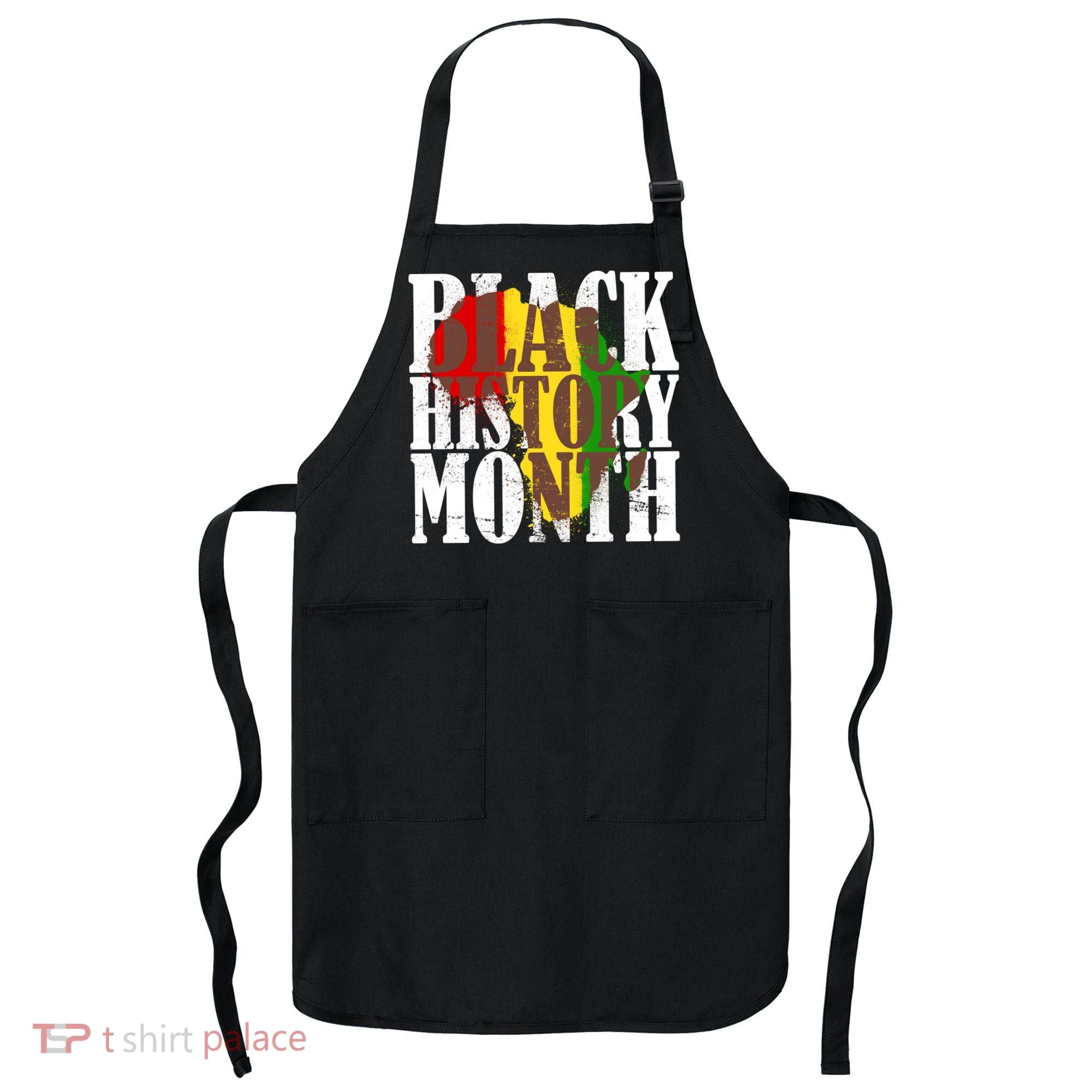 Black History Month Africa Paint Splat Apron