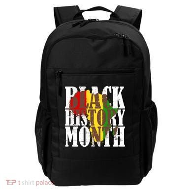 Black History Month Africa Paint Splat Backpack
