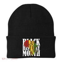 Black History Month Africa Paint Splat Beanie thumb 0