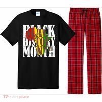 Black History Month Africa Paint Splat Pajama Set thumb 0