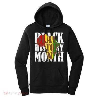 Black History Month Africa Paint Splat Women's Hoodie