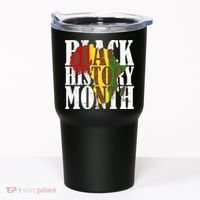 Black History Month Africa Paint Splat Tumbler thumb 0