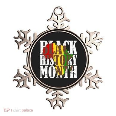 Black History Month Africa Paint Splat Ornament