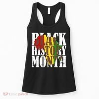 Black History Month Africa Paint Splat Women's Tank Top thumb 0