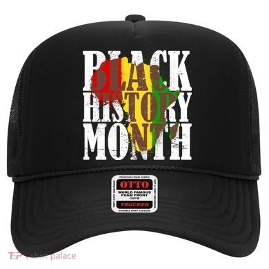 Black History Month Africa Paint Splat Hat