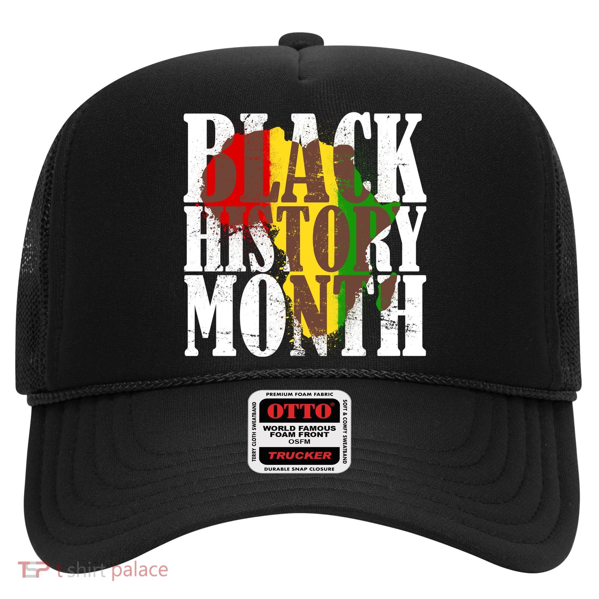 Black History Month Africa Paint Splat Hat