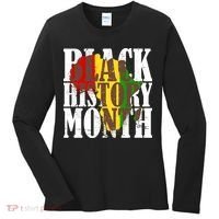 Black History Month Africa Paint Splat Women's Long Sleeve Shirt thumb 0