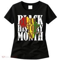 Black History Month Africa Paint Splat Women's T-Shirt thumb 0