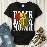 Black History Month Africa Paint Splat Women's T-Shirt thumb 3